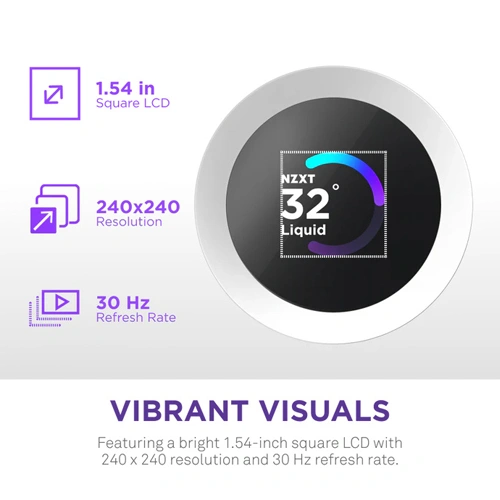 Nzxt Kraken Plus 360mm RGB White CPU Liquid Cooler